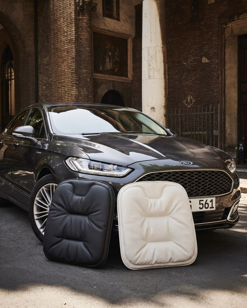 Autocraft Prime™  Premium Delikli Nappa Deri Koltuk Minderi | Lüks Araç İçi Konfor
