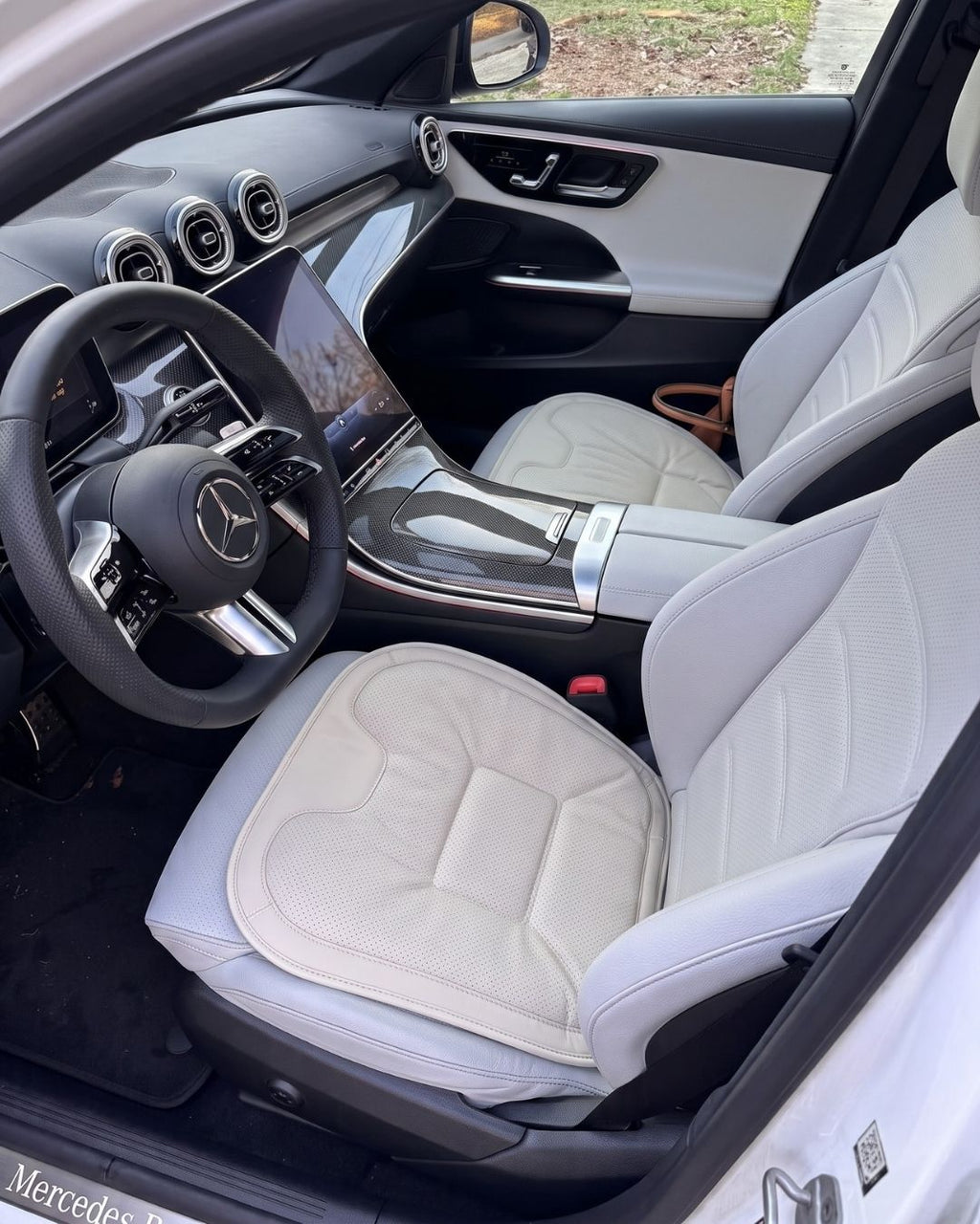 Autocraft Prime™  Premium Delikli Nappa Deri Koltuk Minderi | Lüks Araç İçi Konfor