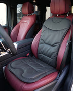 Autocraft Prime™  Premium Delikli Nappa Deri Dokulu Exclusive Koltuk Minderi | Lüks Araç İçi Konfor