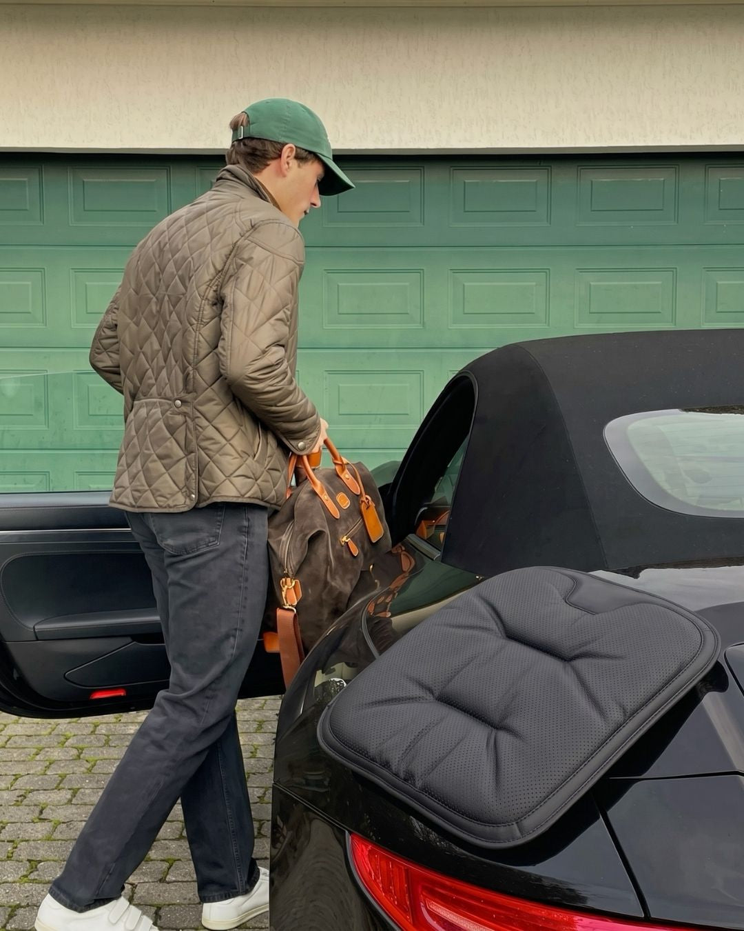 Autocraft Prime™  Premium Delikli Nappa Deri Koltuk Minderi | Lüks Araç İçi Konfor