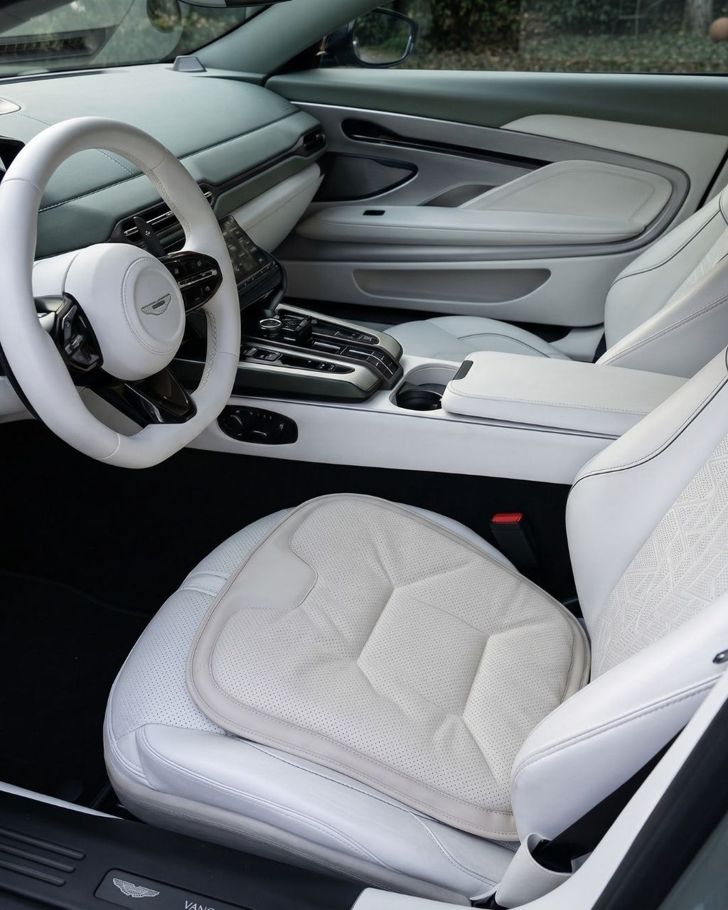 Autocraft Prime™  Premium Delikli Nappa Deri Koltuk Minderi | Lüks Araç İçi Konfor