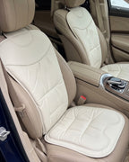 Autocraft Prime™  Premium Delikli Nappa Deri Dokulu Exclusive Koltuk Minderi | Lüks Araç İçi Konfor